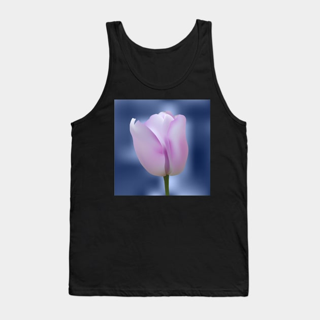 Realistic purple tulip Tank Top by IrinaGuArt